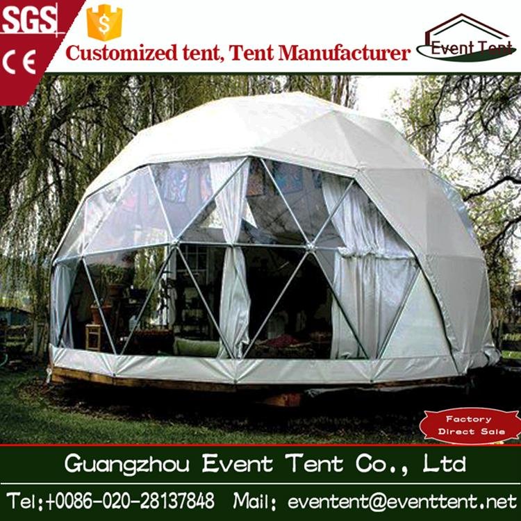 Cheap price inflatable lawn dome tent Outdoor geodesic dome house green on sale 5