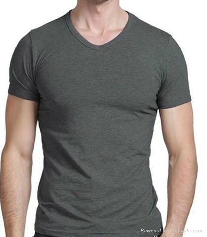 Men’s blank V neck t shirt