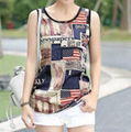 Women’s sublimation print tank top