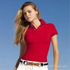 Women’s short sleeve blank polo shirts