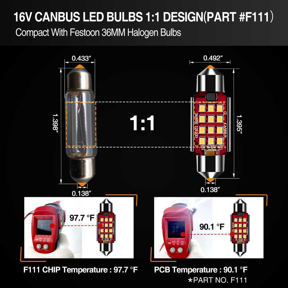 Topcity光电一号Canbus双尖示宽灯仪表灯源头工厂 5