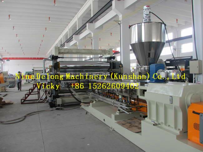 JDL-65B  EVA Twin screw sheet extruder production line