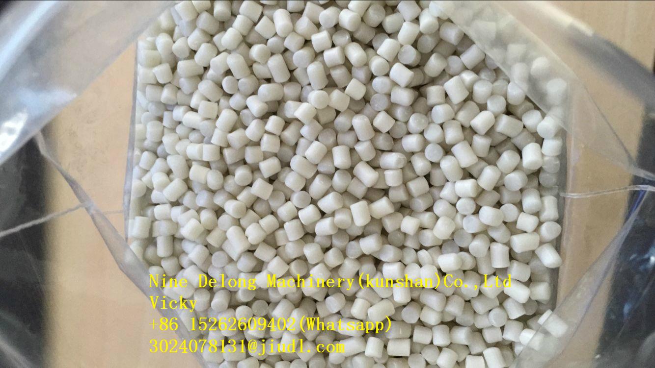 PLA+corn starch biodegradable new technology granulator 2