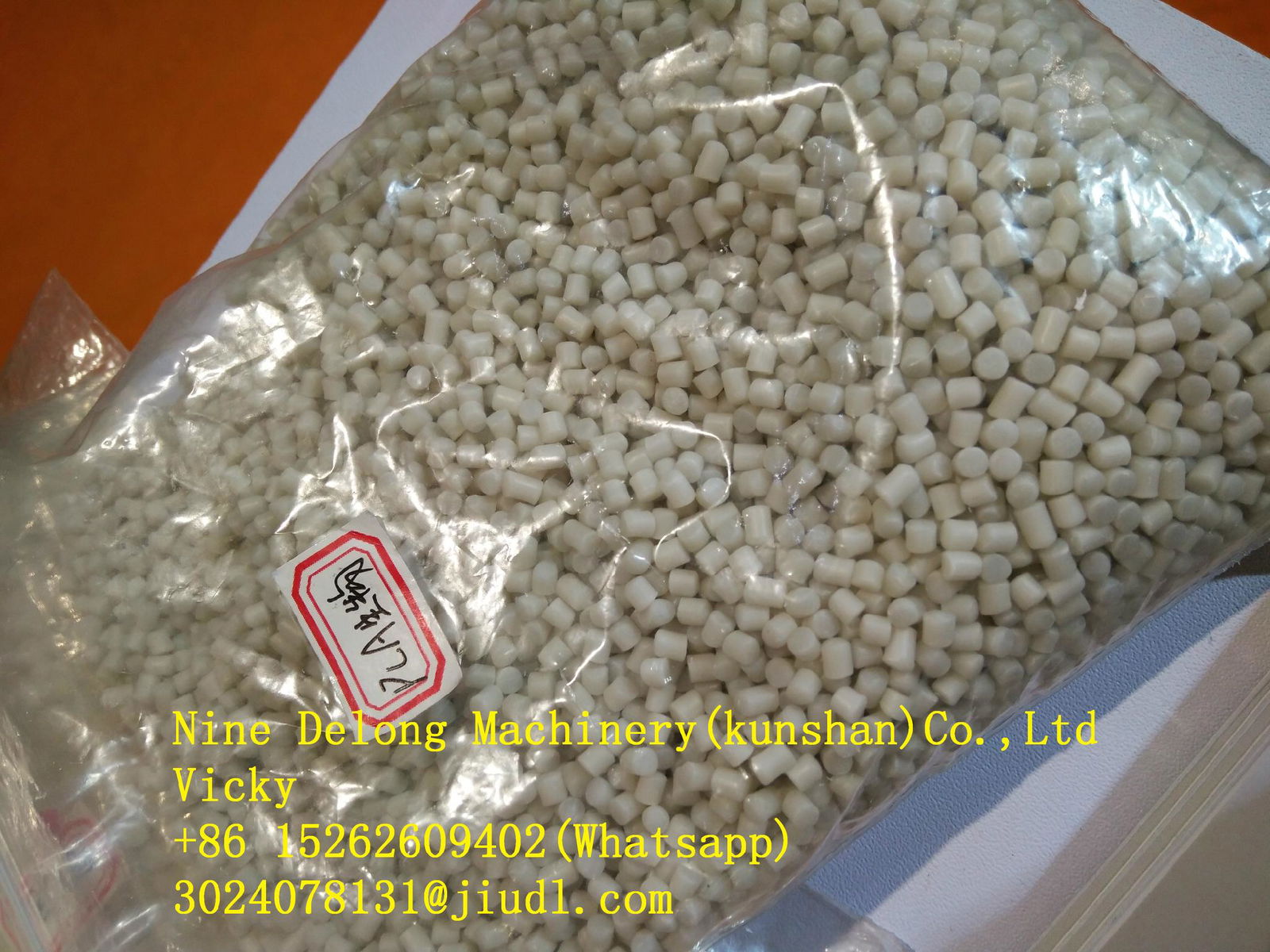 PLA+corn starch biodegradable new technology granulator 3