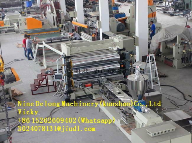 EVA Car Interior Decoration Sheet Extruder Machine Can Be Customized 5