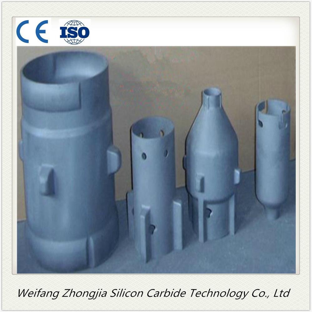 silicon carbide sisic radiation pipe with high temperature tolerance