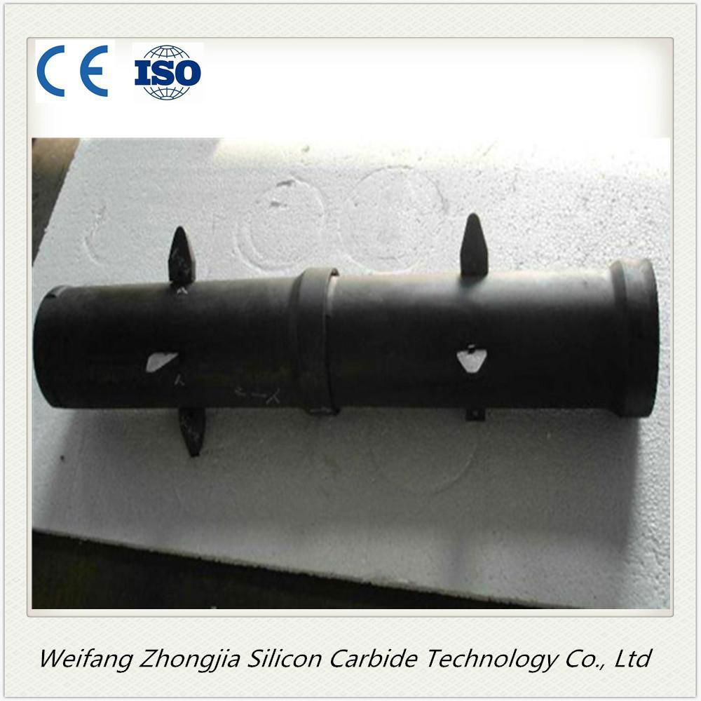 silicon carbide sisic radiation pipe with high temperature tolerance 2