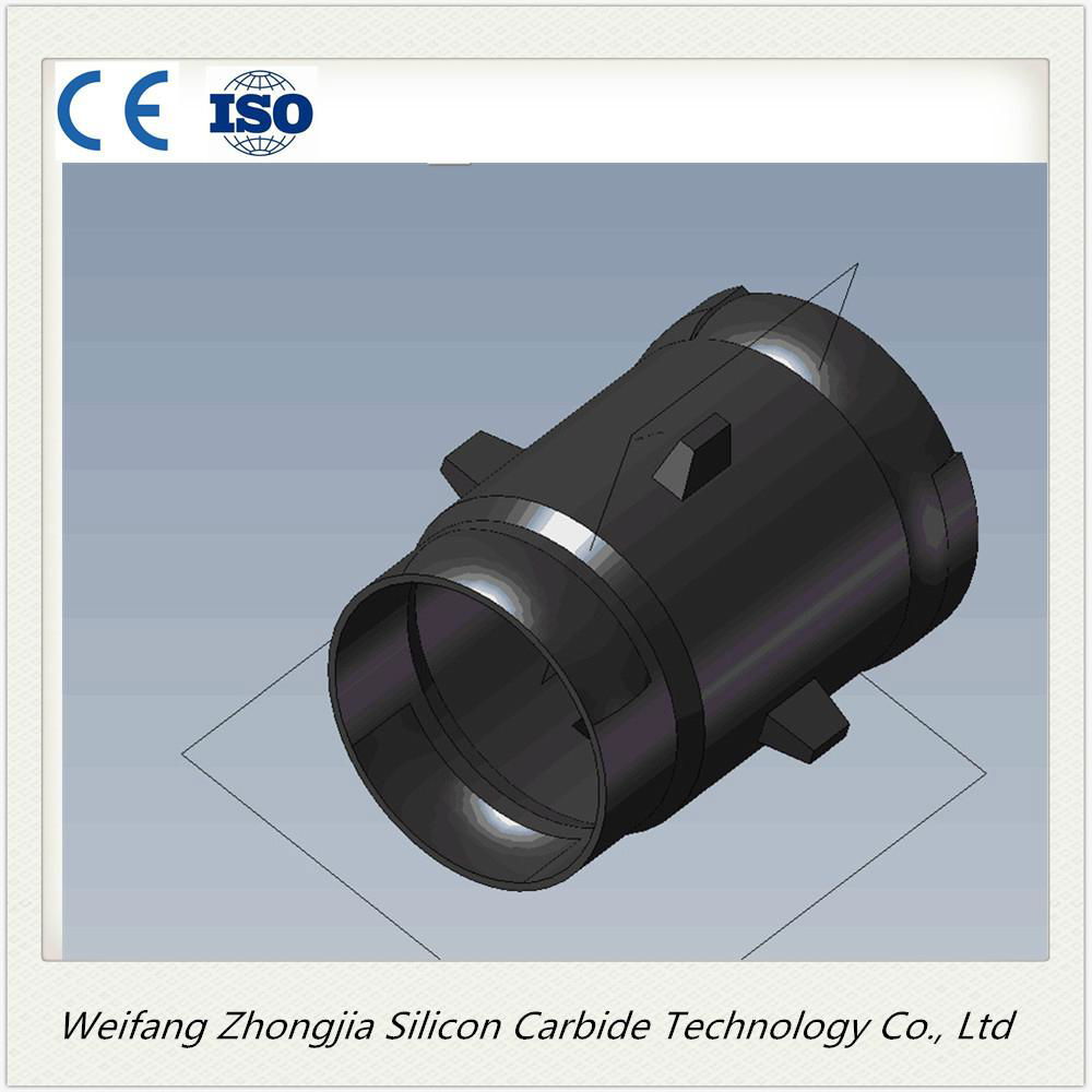 silicon carbide sisic radiation pipe with high temperature tolerance 3