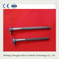 sisic thermocouple production tube for chemical industry 3