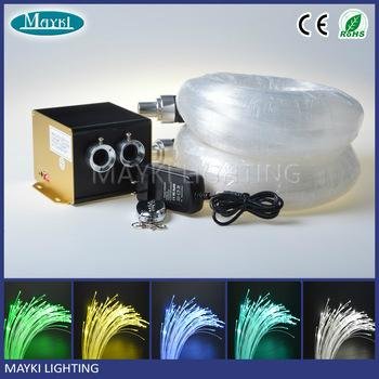 Best sale fiber optic light with 24W RGBW LED+ twinkle white wheel fiber optic l