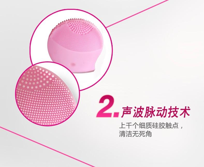 Wholesale silicone net through cleansing instrument 2