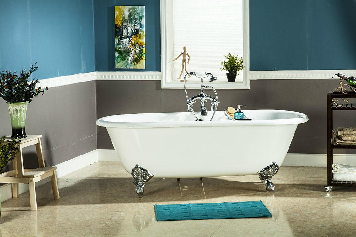 Freestanding Luxury Claw Foot Cast Iron Bathtub NH1001 Southsea