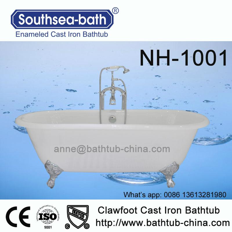 Freestanding Luxury Claw Foot Cast Iron Bathtub NH1001 Southsea