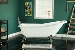 Single Slipper Freestanding Cast Iron Bathtub for sale