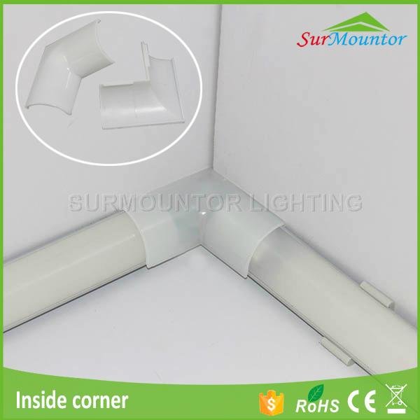 Heatsink led aluminum profile corner decoration with high quality  2
