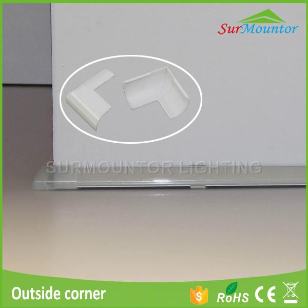 Heatsink led aluminum profile corner decoration with high quality  4