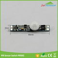 Fashion design 12v pir sensor usb motion