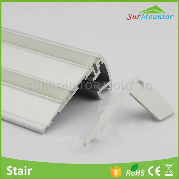 LED aluminum profile S002 stairs nosing
