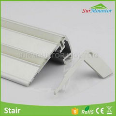 LED aluminum profile S002 stairs nosing