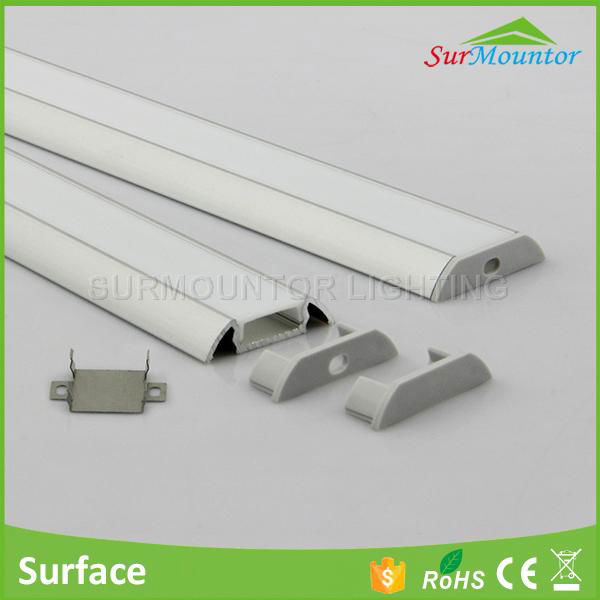 Customized Lenght Led Aluminum Profile For Led Strip Light For Led Cabinet Light