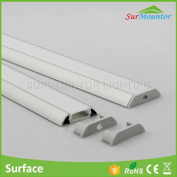 Customized Lenght Led Aluminum Profile For Led Strip Light For Led Cabinet Light 2