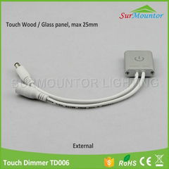 Favorable price 12-24V led light mirror touch sensor switch with CE Rohs