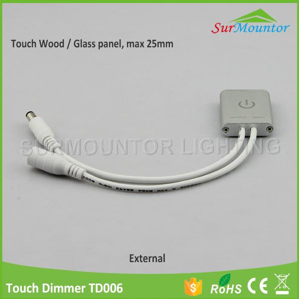 Favorable price 1224V led light mirror touch sensor switch with CE