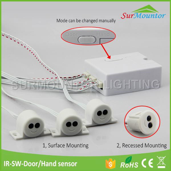 Newest products electronic ir hand and door sensor switch for led light