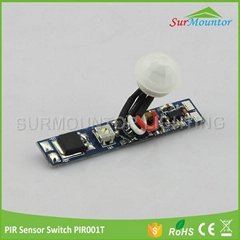 shenzhen senso 12-24v motion sensor with led light Max 8A
