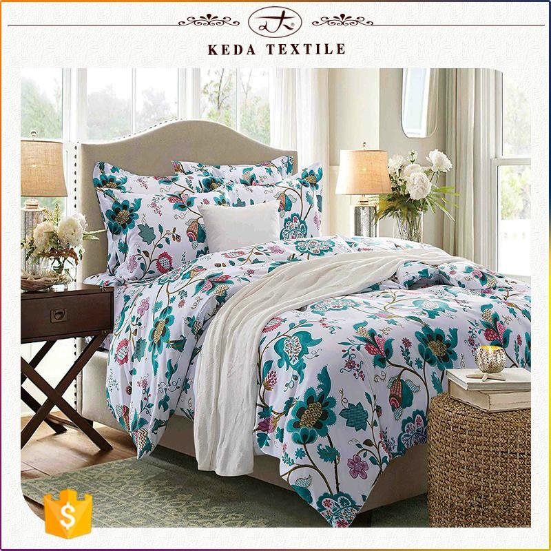 China textile nantong bedding set home container king size 4 pcs duvet cover 100 4
