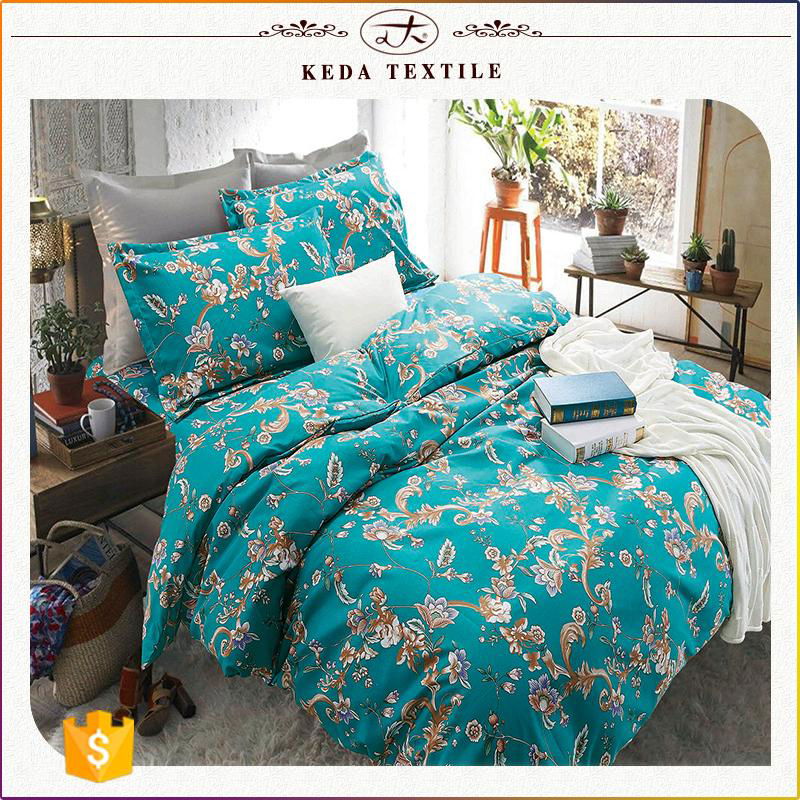 China textile nantong bedding set home container king size 4 pcs duvet cover 100 5