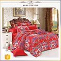  100% polyester 110gsm imitation jacquard wholesale Chinese bedroom cover 1