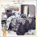 China textile wholesale cheap price 100% polyester disperse printed bed set 4