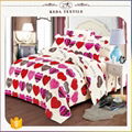 China textile wholesale cheap price 100% polyester disperse printed bed set 1