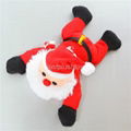 Christmas  santa father fridge magnet plush toy 1