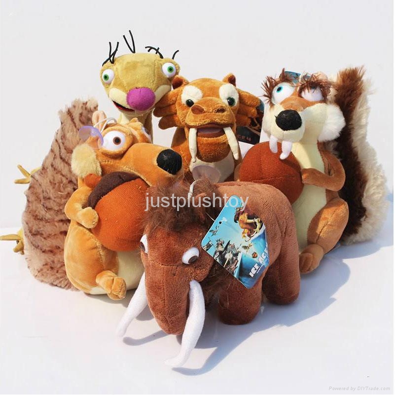 new style ice age 5 costumes cute plush toys 2