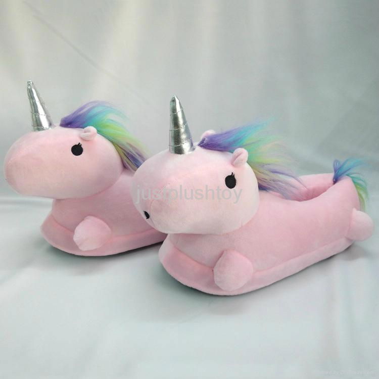 Unicorn slippers 2