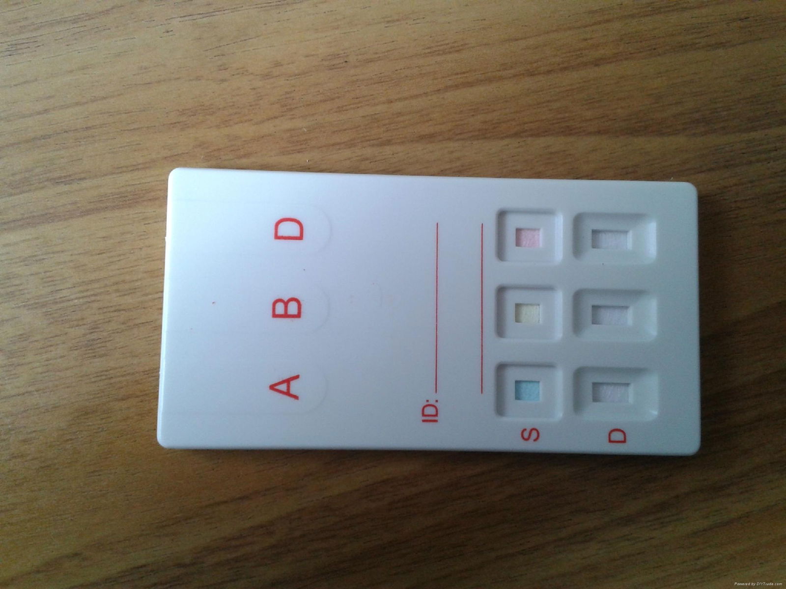 one step rapid diagnostic ABO blood grouping test kit cassette