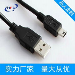 micro5P充電線 mini USB數據線