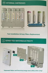 5 stages RO erwater purifier for healthy water in home water filt