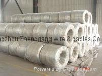 Hot dip and electro galvanized Steel wire 3