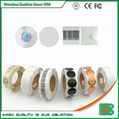 EAS 8.2MHz Security Soft Roll RF Paper eas Labels Tag Compatible