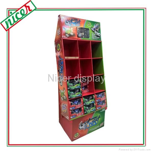 Simply Assembled carton cardboard Toys Display Racks 3