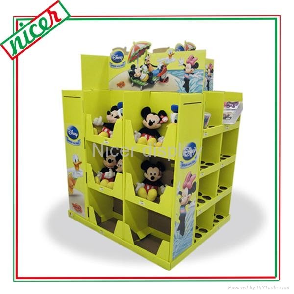 Simply Assembled carton cardboard Toys Display Racks 4