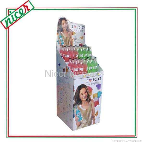 Heavy loading Promotion Beverage Store Display stand