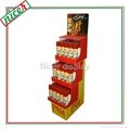 Economic Corrugated Self Ready Booth Display for tins 1