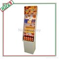 Economic Corrugated Self Ready Booth Display for tins 2