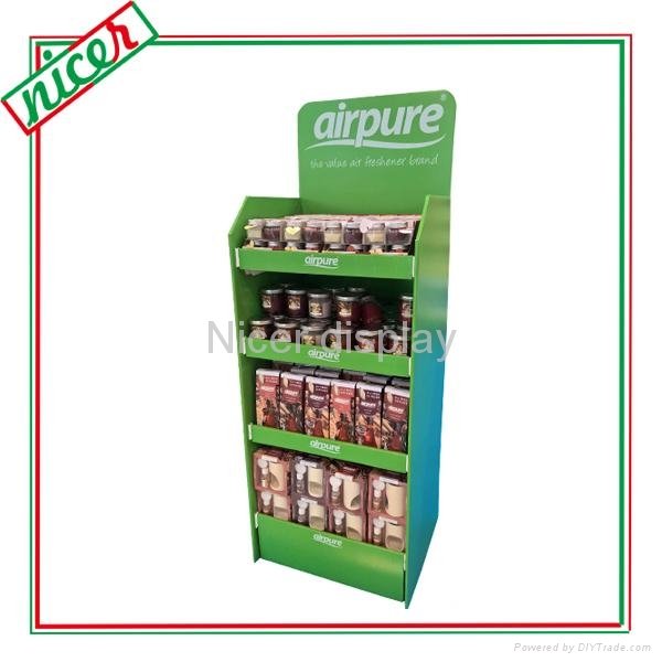 Economic Corrugated Self Ready Booth Display for tins 4
