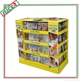 Cardboard Point Of Purchase DVD/CD Display Rack 5