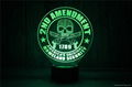 2016 innovative style skull shape lighting led childrens 3d led  night lights  3